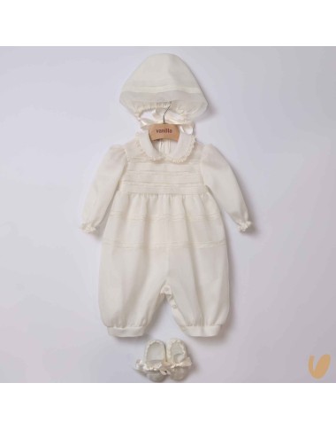 Completo battesimo in seta Battesimo