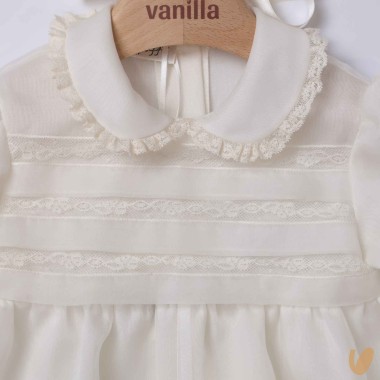 Completo battesimo in seta Battesimo