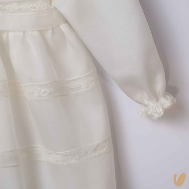 Completo battesimo in seta Battesimo