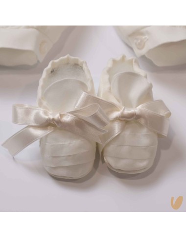 Completo battesimo in seta Battesimo