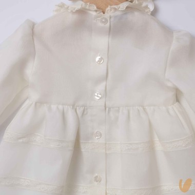 Completo battesimo in seta Battesimo