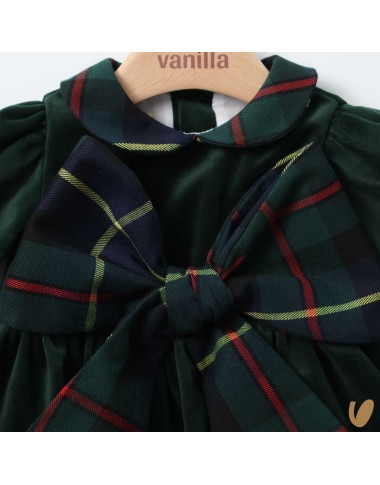 Pagliaccetto in velluto con fiocco Completo e Pagliaccetto