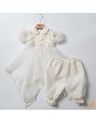 Silk baptismal dress