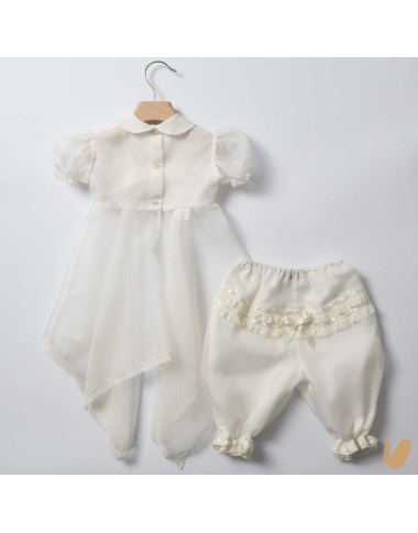 Silk baptismal dress