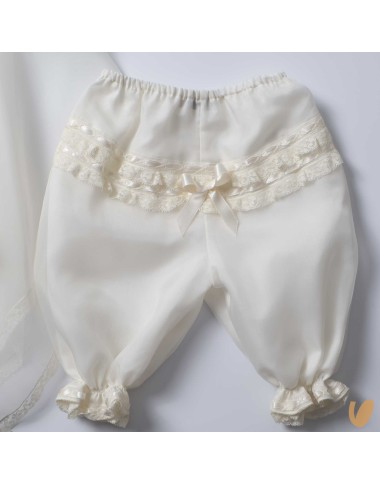 Silk baptismal dress