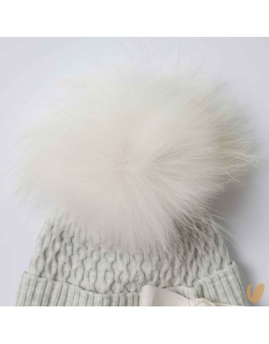 Cappello con fiori e pom pom Accessori