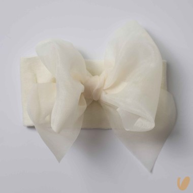 Fascia in filo con fiocco chiffon Cardigan e Accessori