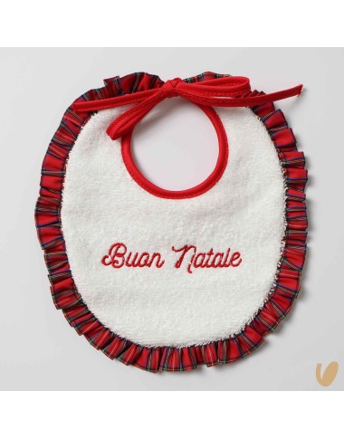 Merry Christmas Tartan bavetta