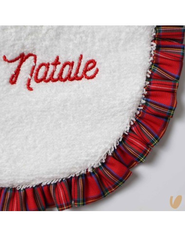 Merry Christmas Tartan bavetta