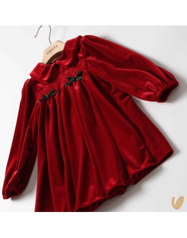 Velor honeycomb dress