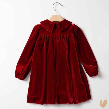 Abito velour nido d'ape Bimba