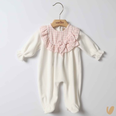 Tutina in cinglia bavero vichy Tutina