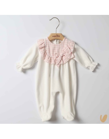 Tutina in cinglia bavero vichy Tutina