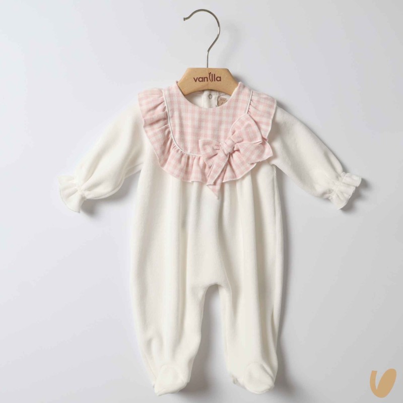 Tutina in cinglia bavero vichy Tutina