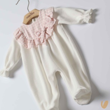 Tutina in cinglia bavero vichy Tutina