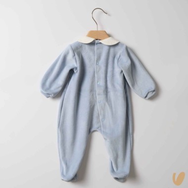 Tutina in cinglia punto smock Tutina