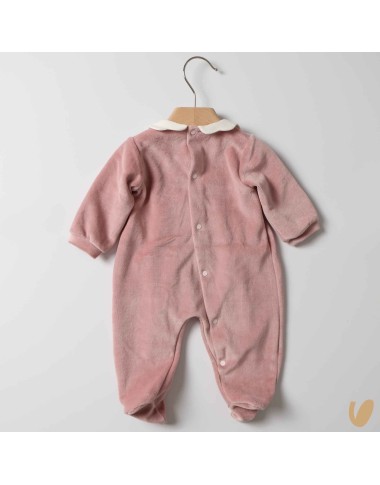 Tutina in cinglia punto smock Tutina