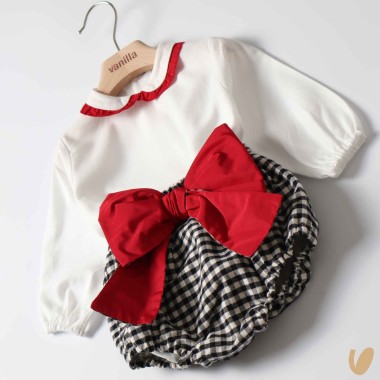 Completo body e culotte fioccone Neonata