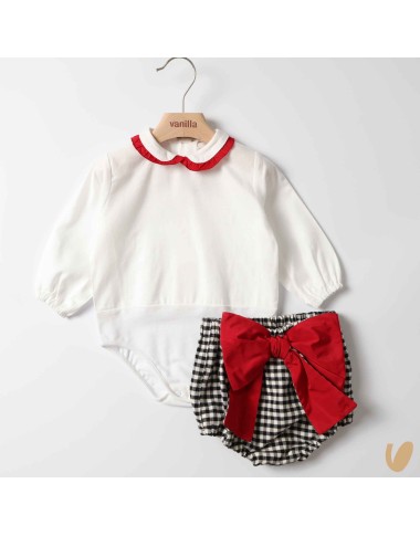 Completo body e culotte fioccone Neonata