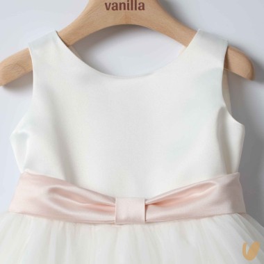 Abito cerimonia gonna tulle Damina