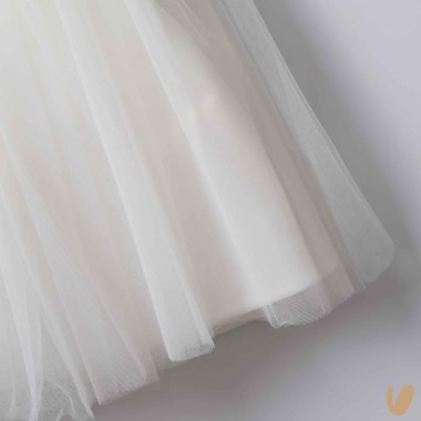 Abito cerimonia gonna tulle Damina