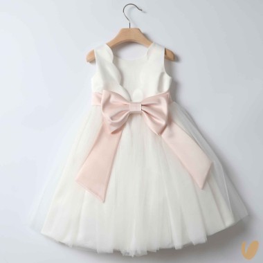 Abito cerimonia gonna tulle Damina