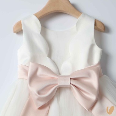 Abito cerimonia gonna tulle Damina