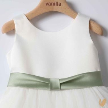 Abito cerimonia gonna tulle Damina