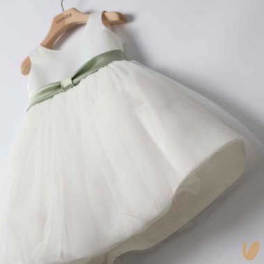 Abito cerimonia gonna tulle Damina