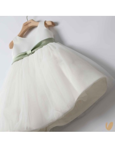 Tulle skirt ceremony dress