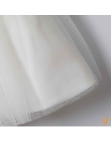 Tulle skirt ceremony dress