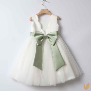 Abito cerimonia gonna tulle Damina