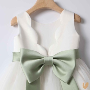 Abito cerimonia gonna tulle Damina