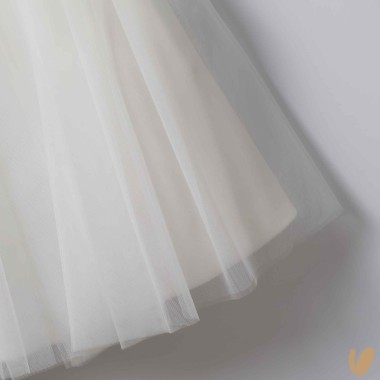 Abito cerimonia manica petalo Damina