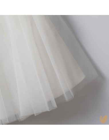 Abito cerimonia manica petalo Damina