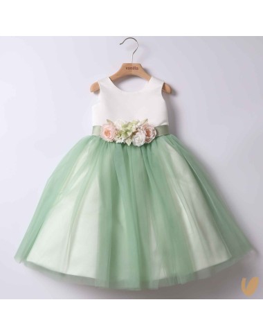 Tulle skirt ceremony dress