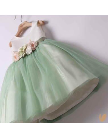 Tulle skirt ceremony dress