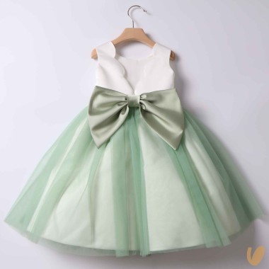 Abito cerimonia gonna tulle Damina