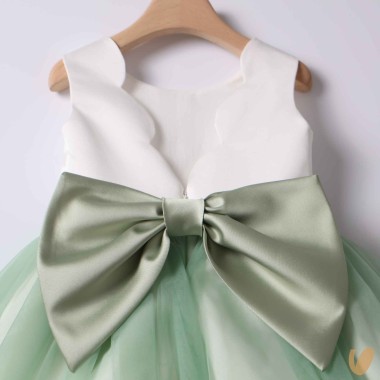 Abito cerimonia gonna tulle Damina