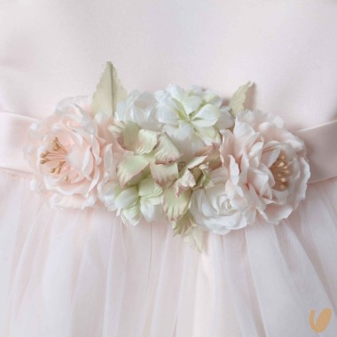 Abito cerimonia gonna tulle Damina