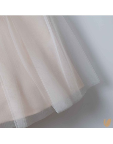 Tulle skirt ceremony dress