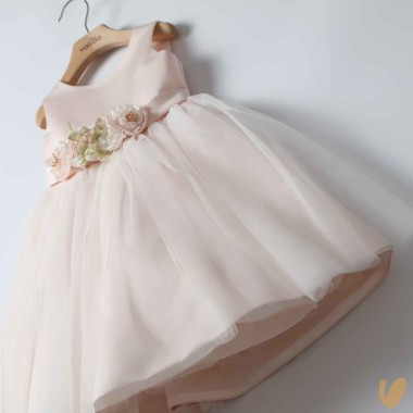 Abito cerimonia gonna tulle Damina