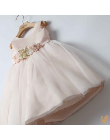 Abito cerimonia gonna tulle Damina