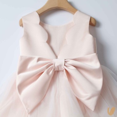 Abito cerimonia gonna tulle Damina