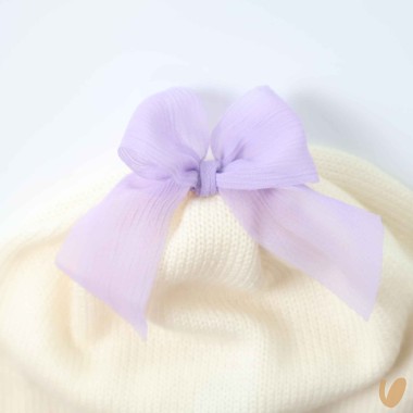 Scarpe e cappello lana fiocco Cappello e Guanti