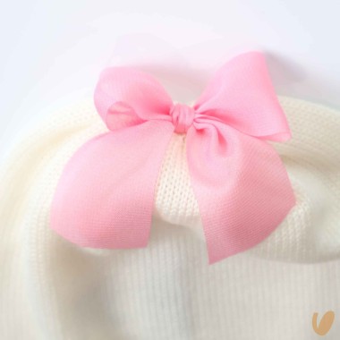 Scarpe e cappello lana fiocco Cappello e Guanti