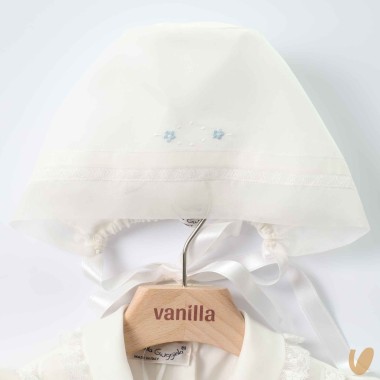 Completo battesimo in pura seta Battesimo