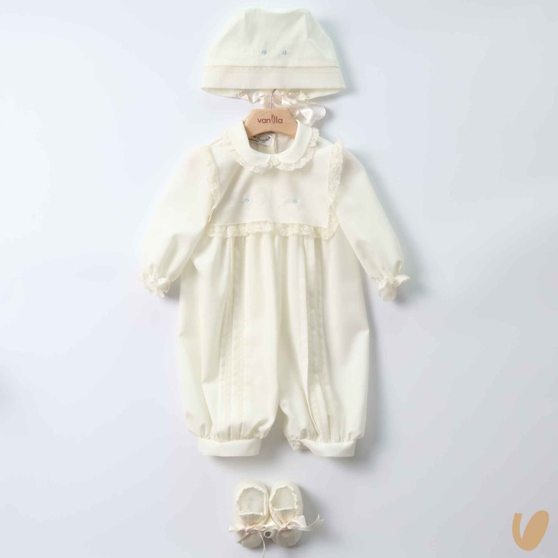 Completo battesimo in pura lana svizzera Battesimo