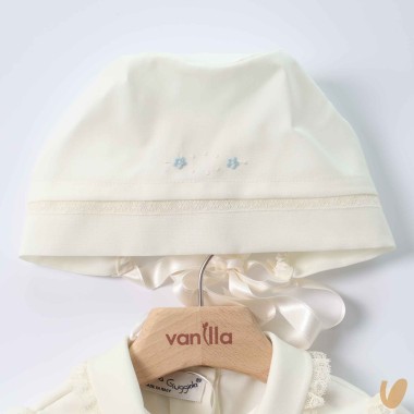 Completo battesimo in pura lana svizzera Battesimo