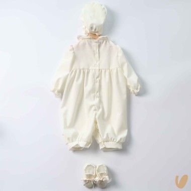 Completo battesimo in pura lana svizzera Battesimo